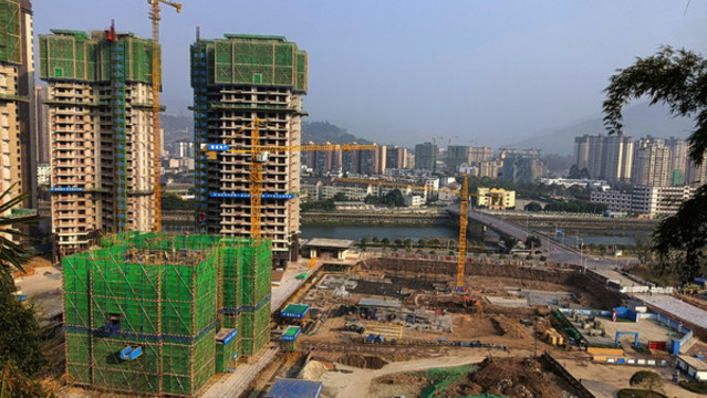 高樓建筑工地