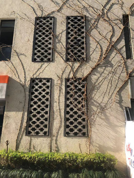 爬山虎窗戶窗畫造型