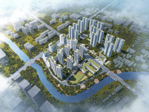 高新科技辦公產(chǎn)業(yè)園鳥瞰