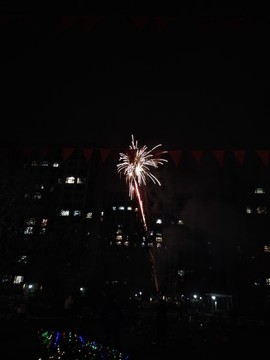 黑夜煙花