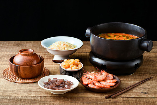海鮮蝦湯泡飯