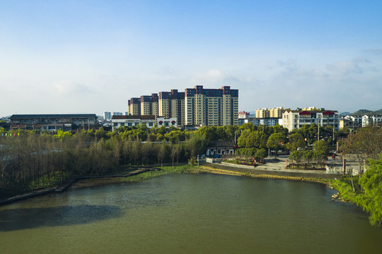 枝城鎮(zhèn)城市風(fēng)光