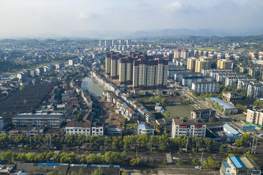 枝城鎮(zhèn)城市風(fēng)光