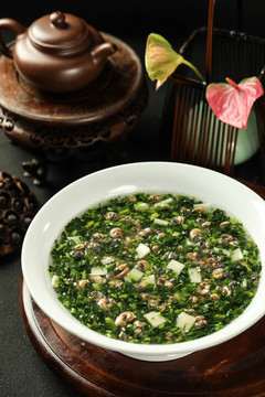 茼菜蠣蟥羹