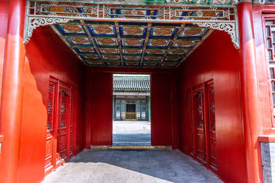 中國(guó)遼寧沈陽(yáng)故宮的文溯閣