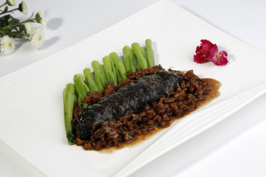 肉醬蔥燒海參