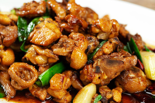 生炒雞肉