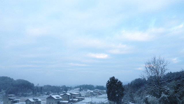 小鎮(zhèn)鄉(xiāng)村農村風光