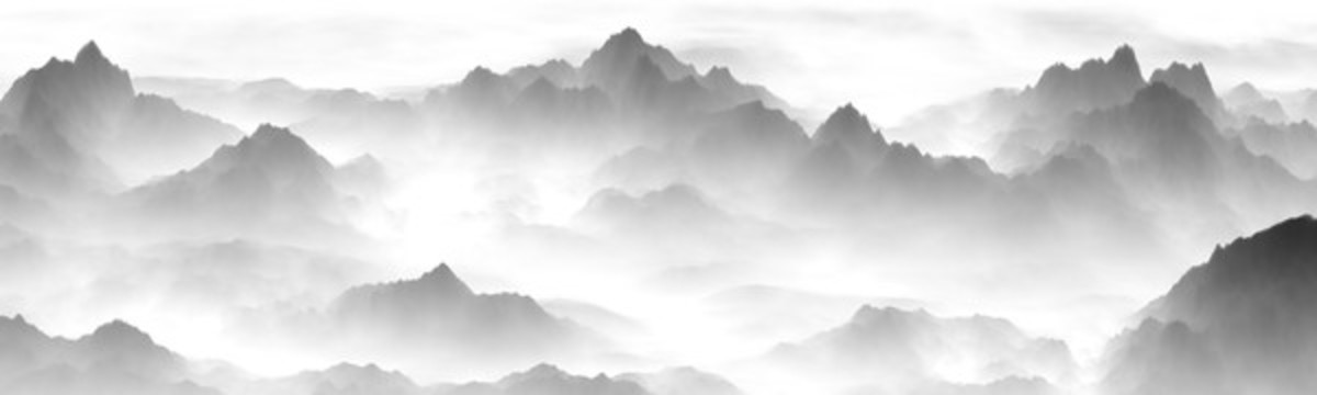 水墨山水畫