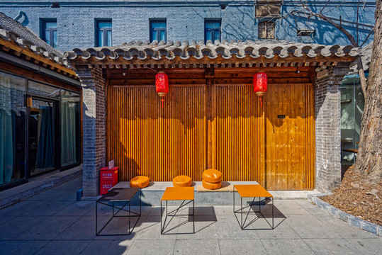 胡同四合院咖啡館