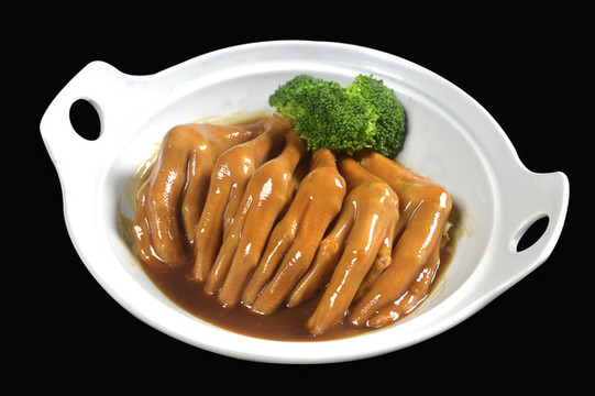 鮑汁鵝掌煲
