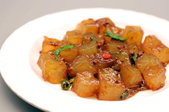 肉沫炒涼粉