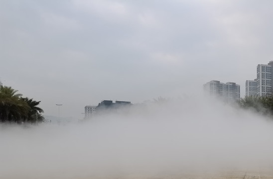 霧中樓房