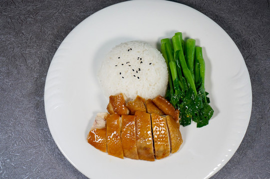 玫瑰露豉油雞飯