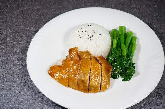 玫瑰露豉油雞飯