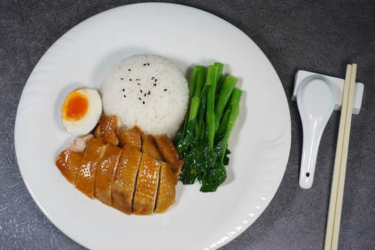 玫瑰露豉油雞飯