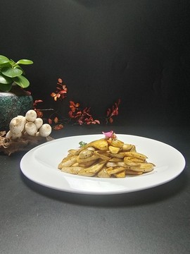 炒雞腿菇