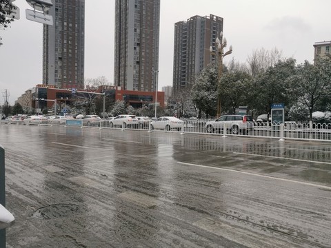 曲靖冬季雪景