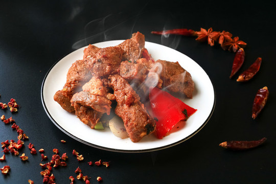 美食攝影夜宵小吃烤肉羊肉