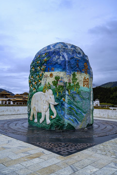 西藏林芝魯朗小鎮(zhèn)