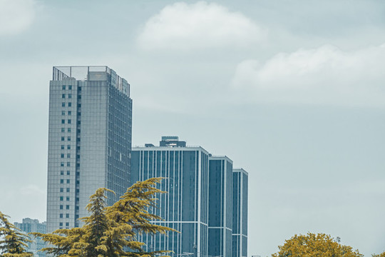 城市建筑群高樓大廈都市風(fēng)光