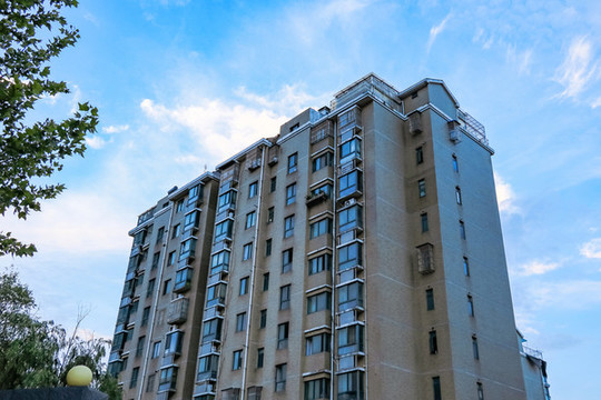 城市建筑攝影高樓大廈仰拍