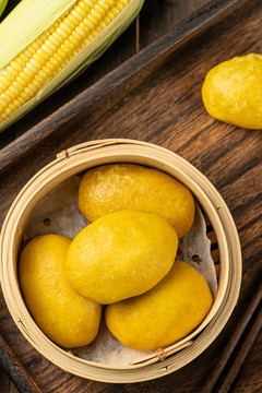 玉米粗糧饅頭