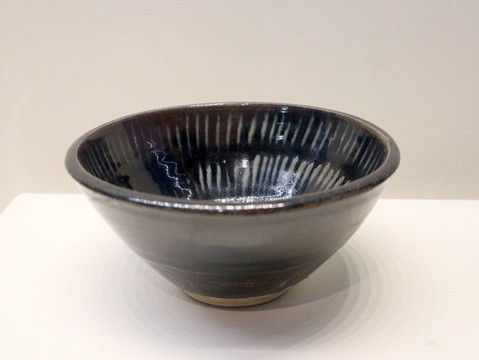元代磁州窯黑釉盞