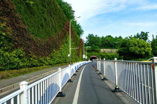 城市街道設施街景路面交通