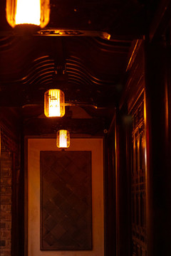 古風(fēng)燈籠節(jié)日夜景喜慶元素