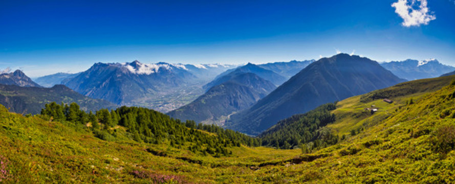 山景與群山