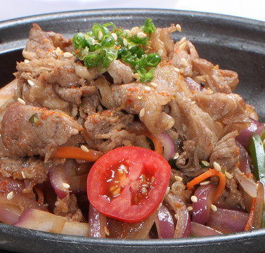 牛肉生姜燒定食