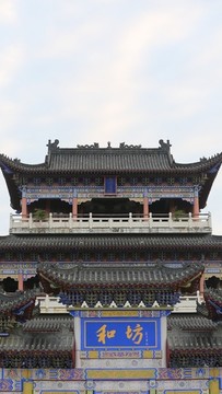 海南保亭仿古建筑和坊茶樓