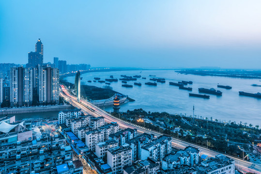 蕪湖城市風(fēng)光夜景