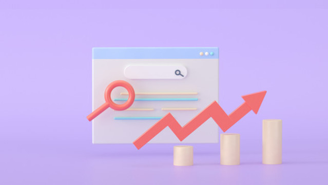 3d卡通屏幕搜索數(shù)據(jù)金融海報(bào)