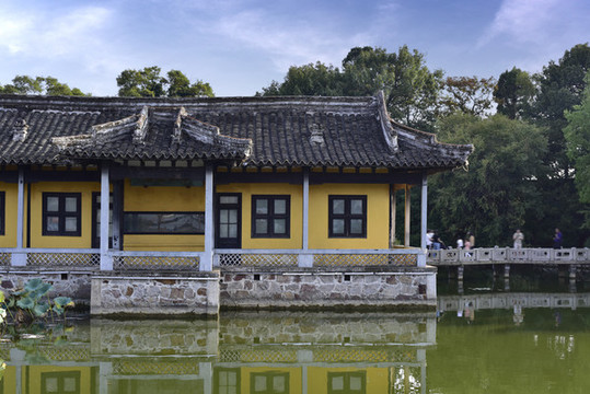 無錫太湖黿頭渚的古建筑