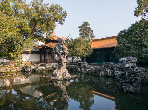 杭州文瀾閣仙人峰正面