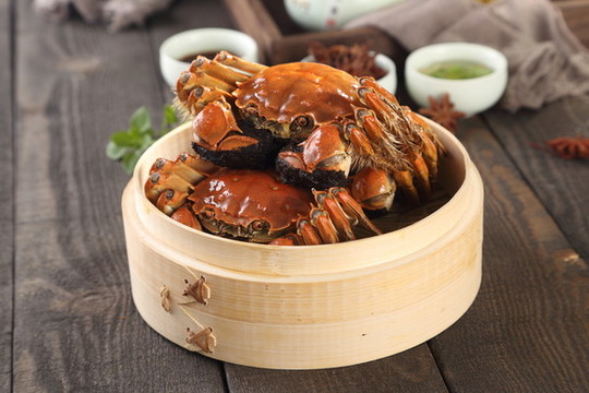 陽澄湖大閘蟹熟螃蟹