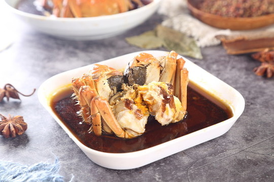 大閘蟹熟醉蟹花雕蟹黃油蟹