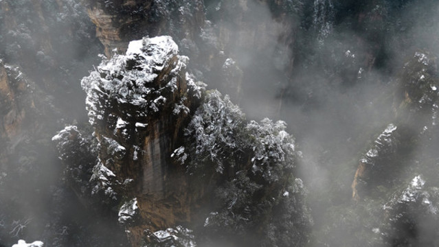 張家界雪景