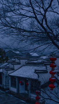 古鎮(zhèn)雪景