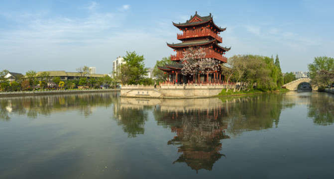 江蘇省淮安市里運(yùn)河清江浦樓