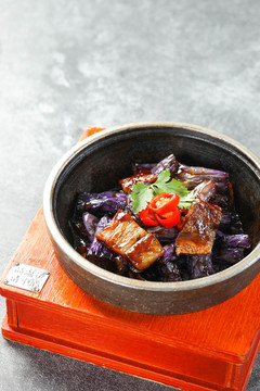 魚鲞茄子煲