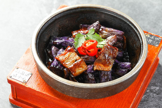魚鲞茄子煲