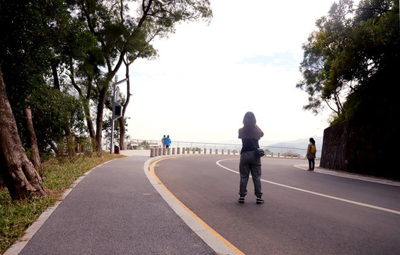 深圳恩上公路彎道