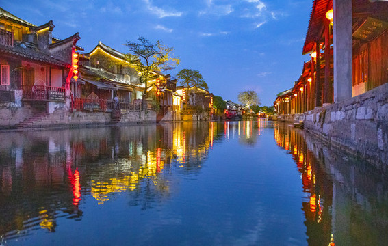 西塘古鎮(zhèn)夜景