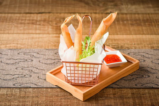 香酥鱈魚卷