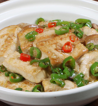 五花肉火燜煎豆腐