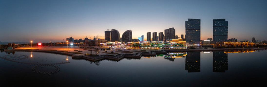 山東西海岸城市夜景