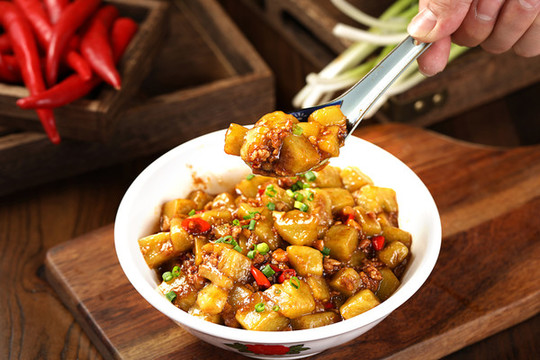 紅燒米豆腐